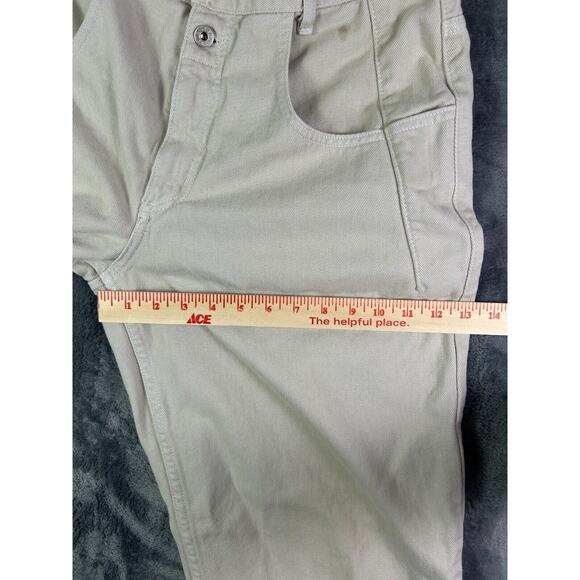 Vintage Guess USA American Tradition Jeans 31x29 Beige Straight Fit 90s - Picture 11 of 15